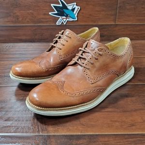 COLE HAAN Men's Size 11.5, Lunarlon Brown Leather